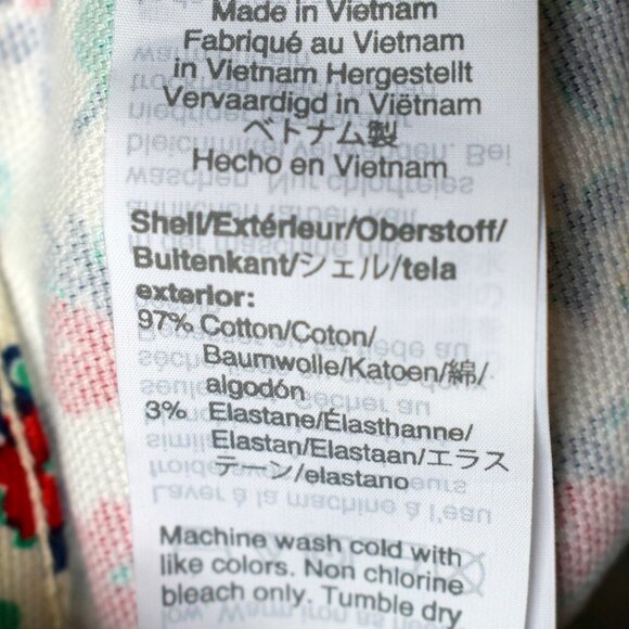 J.Crew Mercantile Floral Button Front Mini Skirt Size 4 - Picture 9 of 12